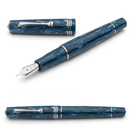 Picture Tasteful Leonardo fountain pens with a silver