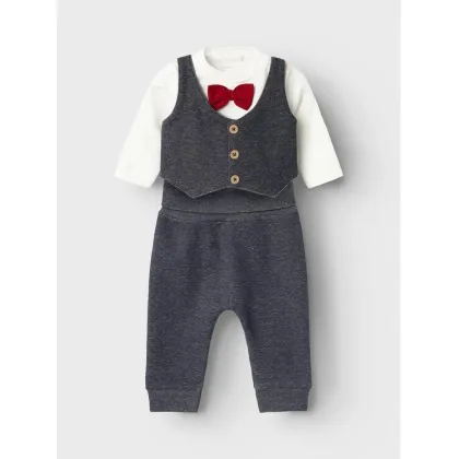 Zdjęcie NAME IT Komplet body i spodnie 13223335 Niebieski Regular Fit