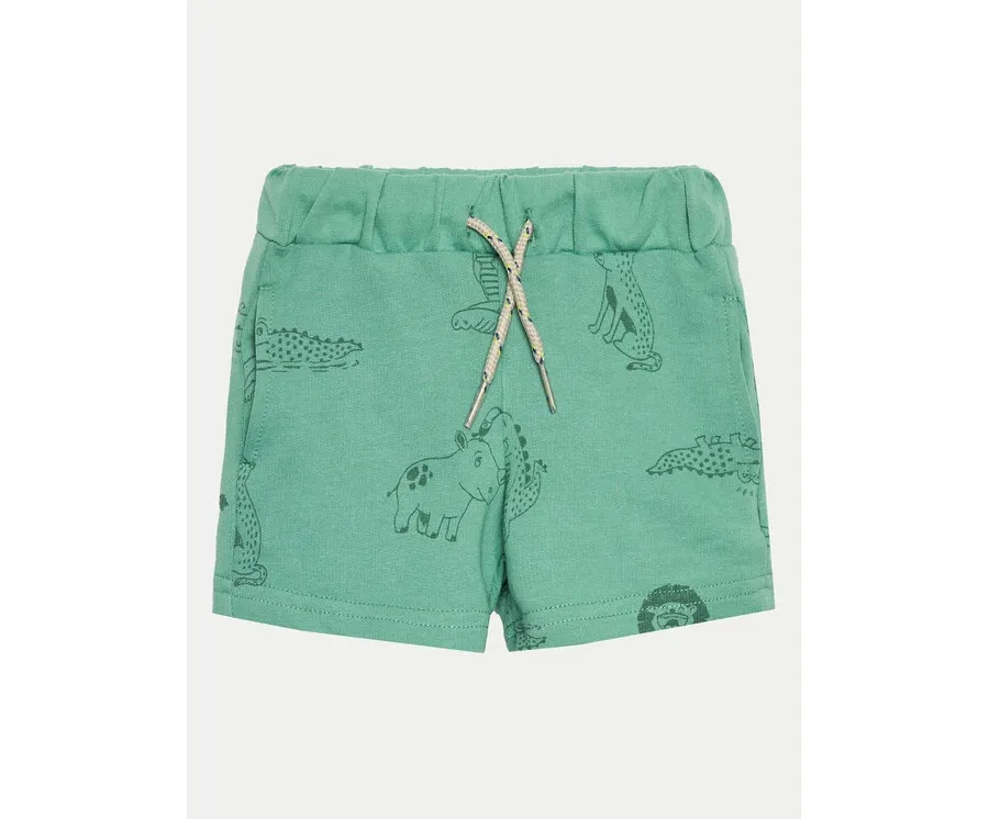 obrazek 1 Mayoral Szorty sportowe 1243 Zielony Regular Fit