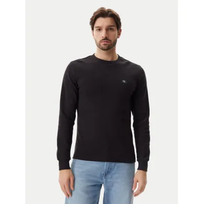 Zdjęcie Calvin Klein Jeans Longsleeve J30J327117 Czarny Regular Fit