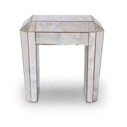 Picture Amazing mirrored bedside table