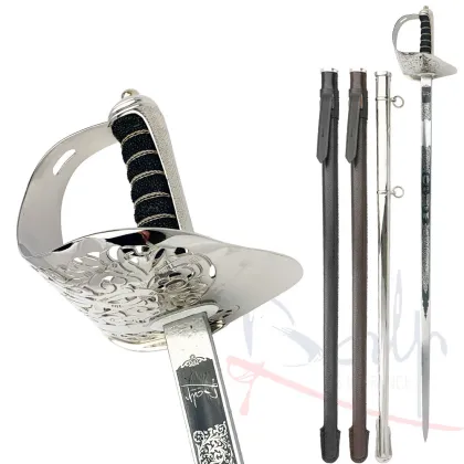 Zdjęcie Angielska szabla piechoty – stal węglowa, niklowana pochwa