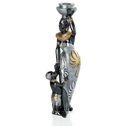 Zdjęcie Luksusowa figurka afrykańska do salonu