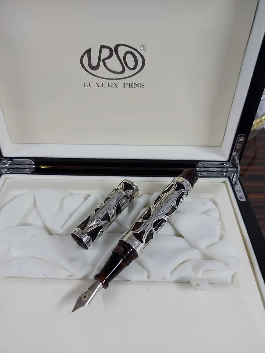 picture 9 Rollerball Pen Shavuot Turquois and Silver Limited Edition