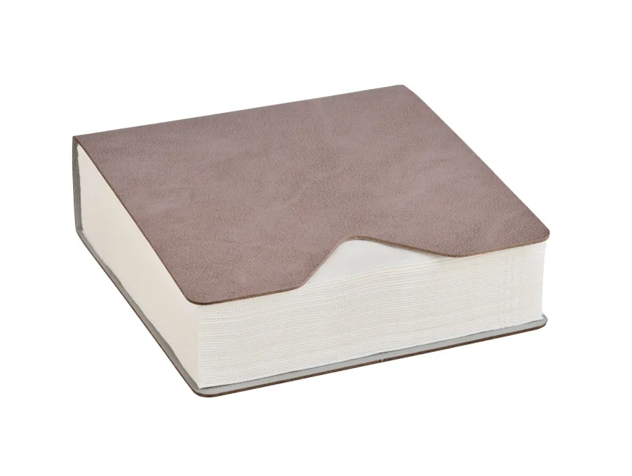 picture 1 Gray and pink Wind tissue holder made of leather