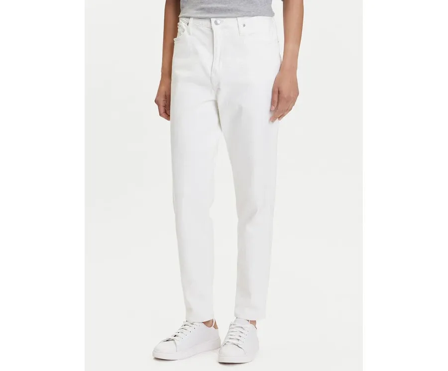 obrazek 1 Calvin Klein Jeans Jeansy J20J225137 Biały Mom Fit