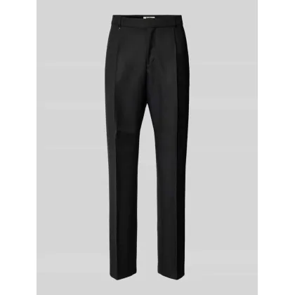 Zdjęcie Spodnie do garnituru o kroju slim fit z żywej wełny w kant model ‘Peter’