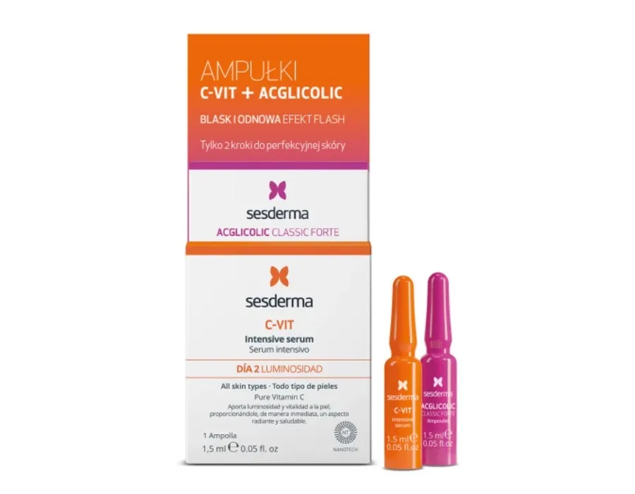 obrazek 1 Sesderma Efekt Flash Serum (Aglicolic + C-Vit 12%)