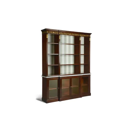 Zdjęcie Regał wykonany z drewna mahoniowego