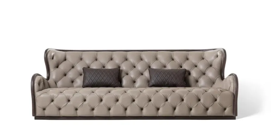 obrazek 4 Włoska 3-osobowa sofa do salonu