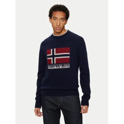 Zdjęcie Napapijri Sweter D-Silvretta NP0A4IK4 Granatowy Regular Fit