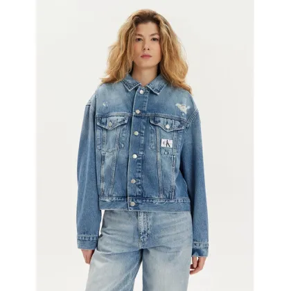 Zdjęcie Calvin Klein Jeans Kurtka jeansowa J20J222787 Niebieski Boxy Fit