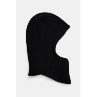 Zdjęcie AMBUSH kominiarka wełniana Rib Knit Balaclava kolor czarny BMLC002F24KNI0011000