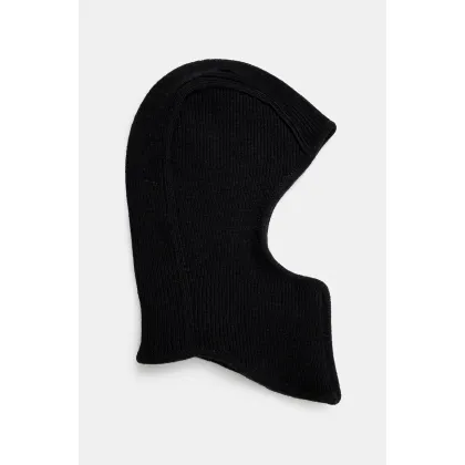 Zdjęcie AMBUSH kominiarka wełniana Rib Knit Balaclava kolor czarny BMLC002F24KNI0011000