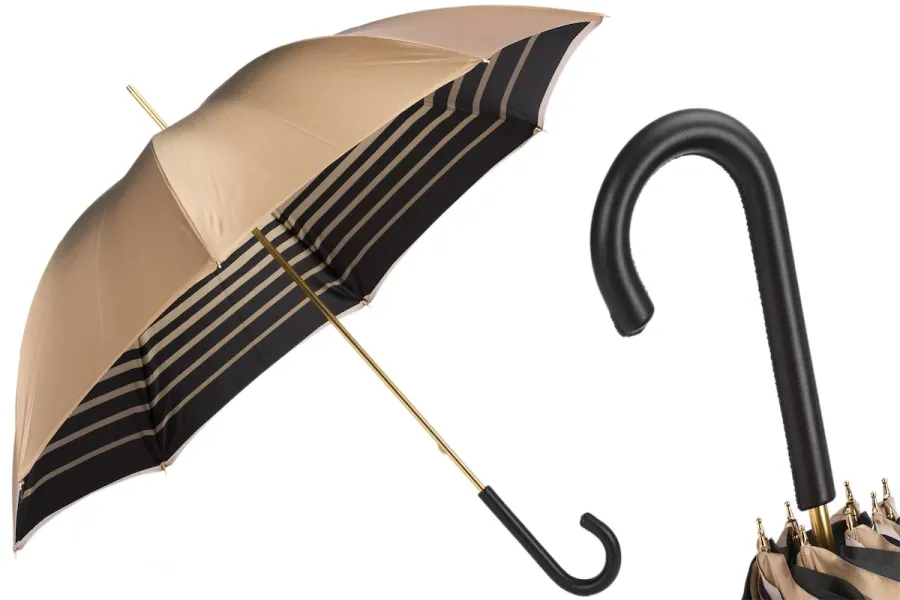 obrazek 1 Elegancki parasol damski w kolorze kości słoniowej w stylu nowoczesnym – Pasotti