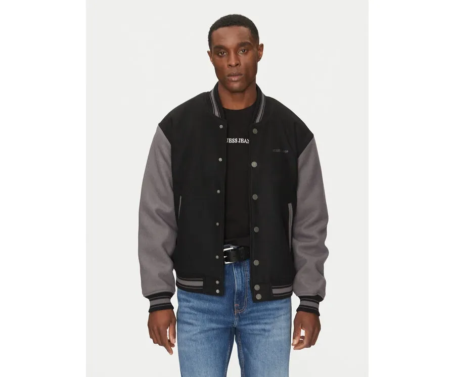 obrazek 1 Guess Jeans Kurtka bomber M5RL32 WHAC2 Czarny Regular Fit