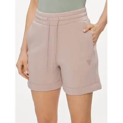 Zdjęcie Guess Szorty sportowe Elly V2YD10 K7UW2 Beżowy Relaxed Fit