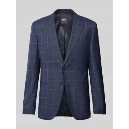 Zdjęcie Marynarka o kroju slim fit ze wzorem w kratę model ‘Huge’