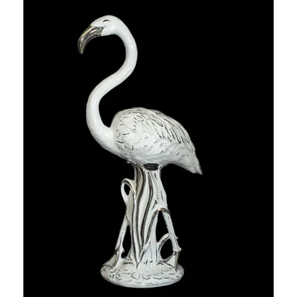 Picture A wonderful ceramic flamingo figure