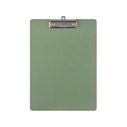 Zdjęcie Skórzana podkładka na dokumenty A4 w wyjątkowym kolorze eukaliptusa