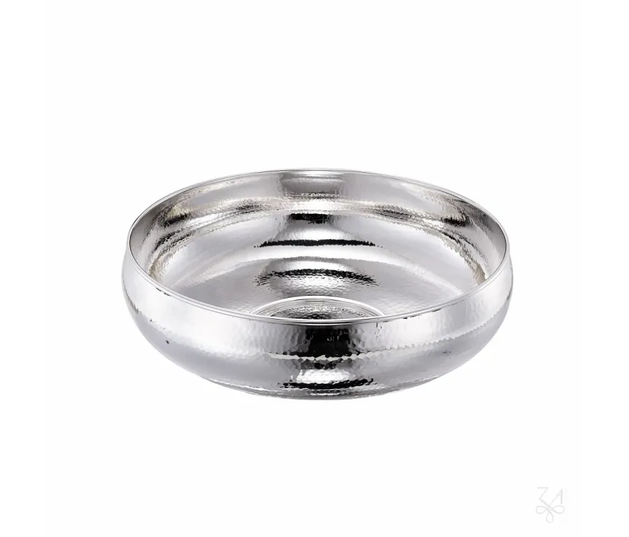 obrazek 1 Piękna stylowa srebrna miska o ponadczasowym kształcie - Zaramella Argenti