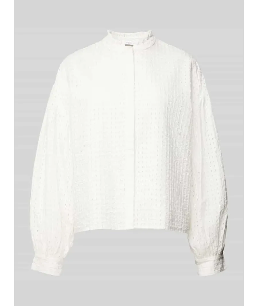 obrazek 1 Bluzka z haftem angielskim model ‘BRODERIE ANGLAISE’