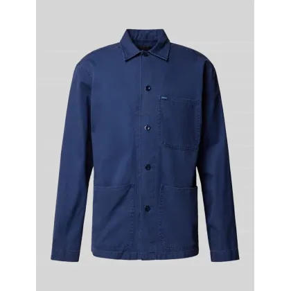 Zdjęcie Koszula jeansowa o kroju regular fit z detalem z logo model ‘OSBAR’