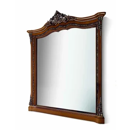 Zdjęcie Piękne antyczne rzeźbione lustro