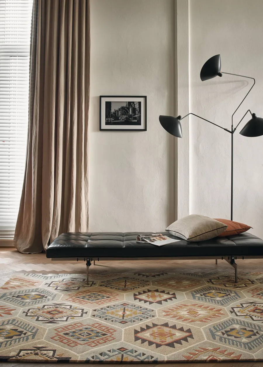 obrazek 2 Elegancki beżowy dywan geometryczny - YARA NOMAD 33401