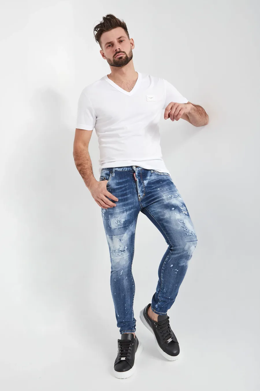 obrazek 1 Jeansy męskie Super Twinky Jean DSQUARED2 Dsquared2
