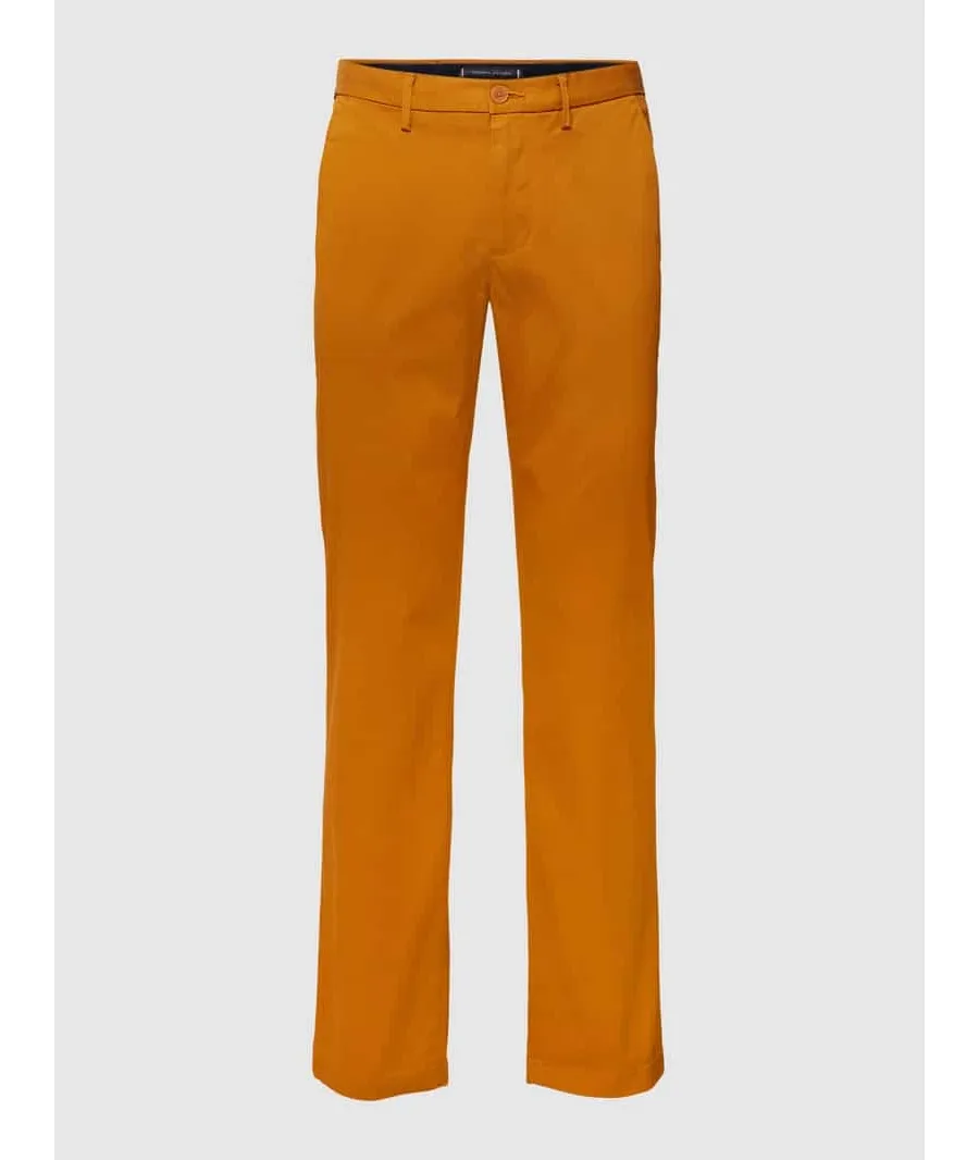 obrazek 1 Chinosy z detalem z logo model ‘DENTON CHINO’