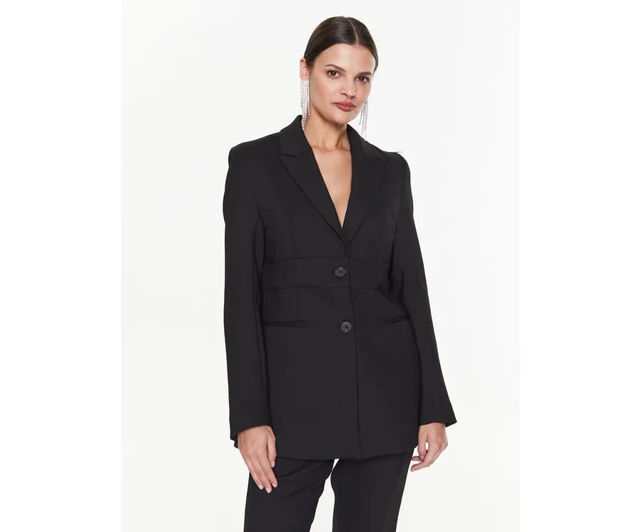 obrazek 1 Remain Marynarka Heavy Suiting RM2124 Czarny Slim Fit