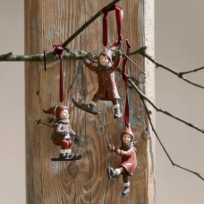 Zdjęcie Dekoracja wisząca, zestaw 3 szt. Bibury