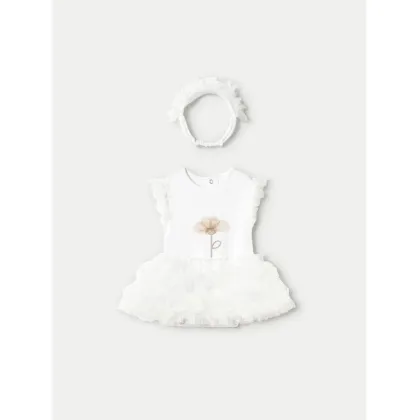 Zdjęcie Mayoral Sukienka elegancka 1756 Biały Regular Fit