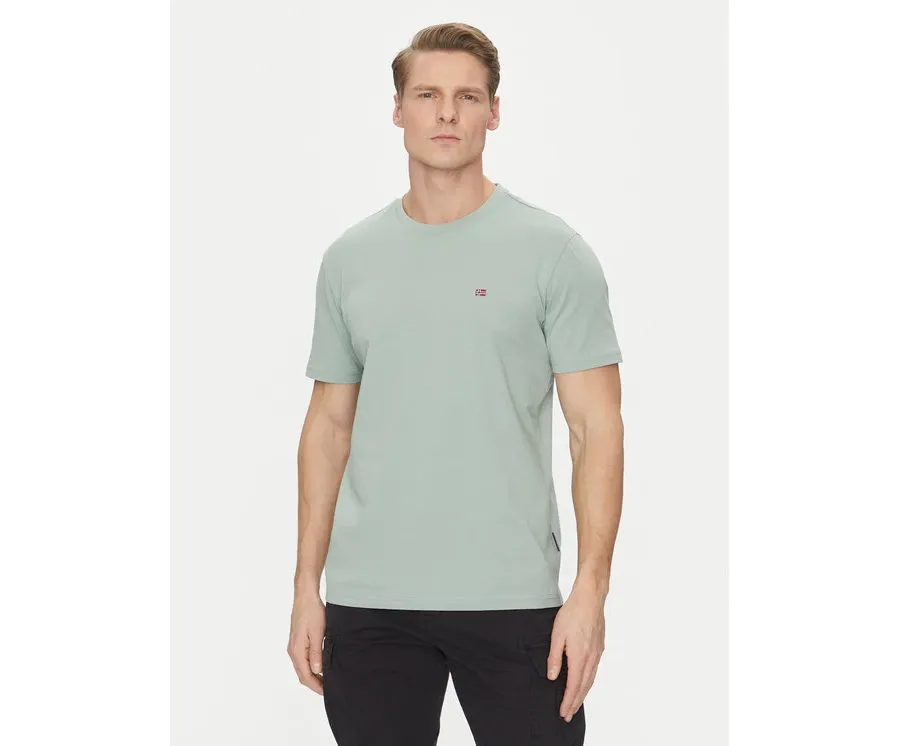 obrazek 1 Napapijri T-Shirt Salis NP0A4H8D Khaki Regular Fit