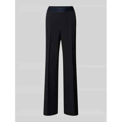 Zdjęcie Luźne spodnie z szeroką nogawką z przeszytym kantem