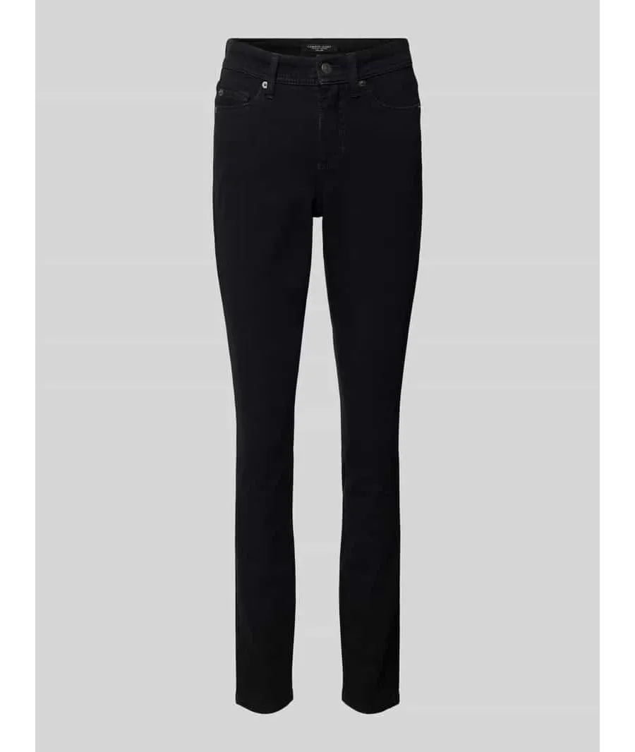 obrazek 1 Jeansy barwione o kroju skinny fit z dodatkiem streczu model ‘PARLA’