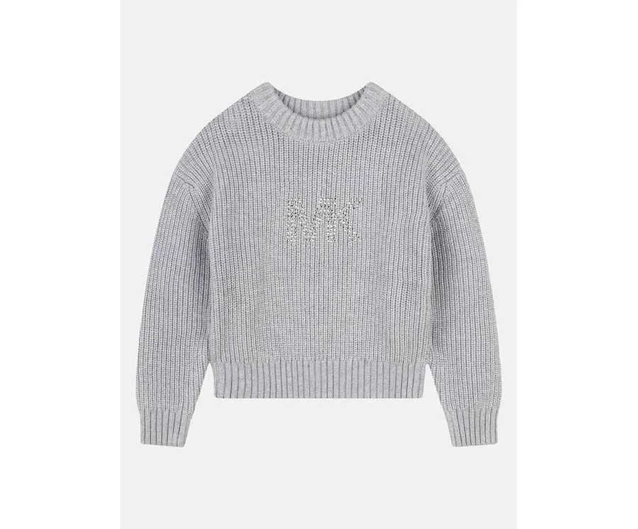 obrazek 1 MICHAEL KORS KIDS Sweter R30162 M Szary Regular Fit
