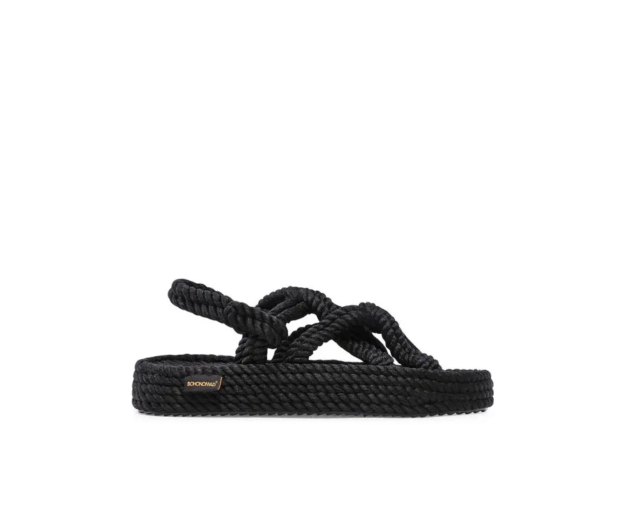 obrazek 1 Bohonomad Espadryle Bodrum Platform BOD.0020.PRS Czarny