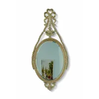 Picture Beautiful antique oval mirror