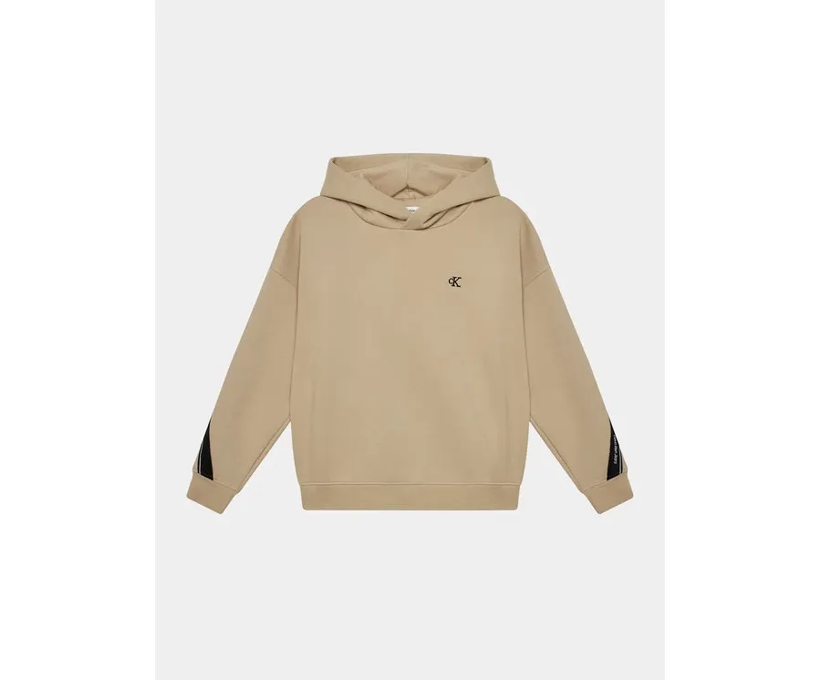 obrazek 1 Calvin Klein Jeans Bluza Interlock IB0IB01946 Beżowy Regular Fit