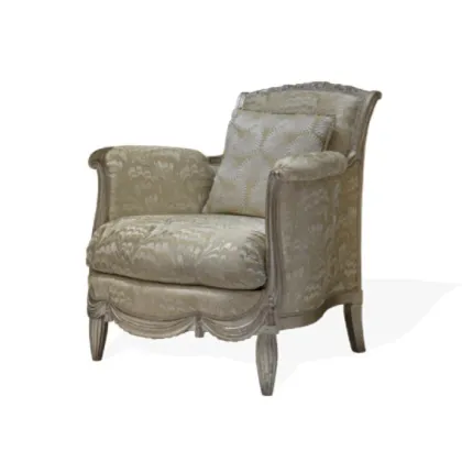 Zdjęcie Luksusowy włoski fotel z poduszką