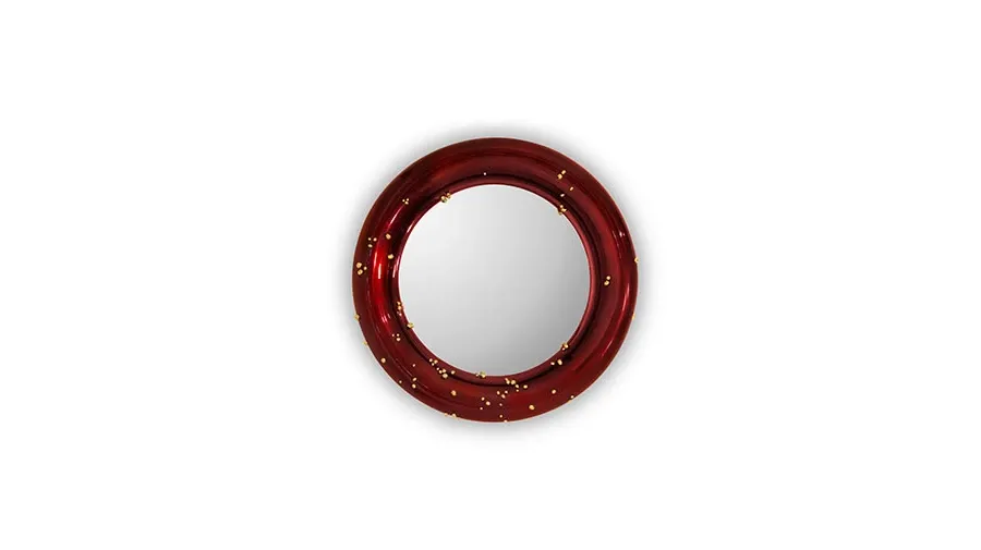 obrazek 1 Stylowe portugalskie okrągłe lustro