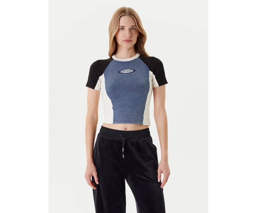 obrazek 1 Guess Sweter W5YR44 Z2YJ2 Granatowy Regular Fit