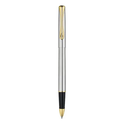 Picture DIPLOMAT Traveler rollerball pen, steel/gold
