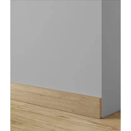 Zdjęcie 275 x 8 x 1,6 cm LD Listwa przypodłogowa MDF (dąb natura) 2,75 mb