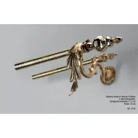 Zdjęcie Stylowy karnisz z odlewanego mosiądzu i rurki diamentowej - Il Paralume Marina