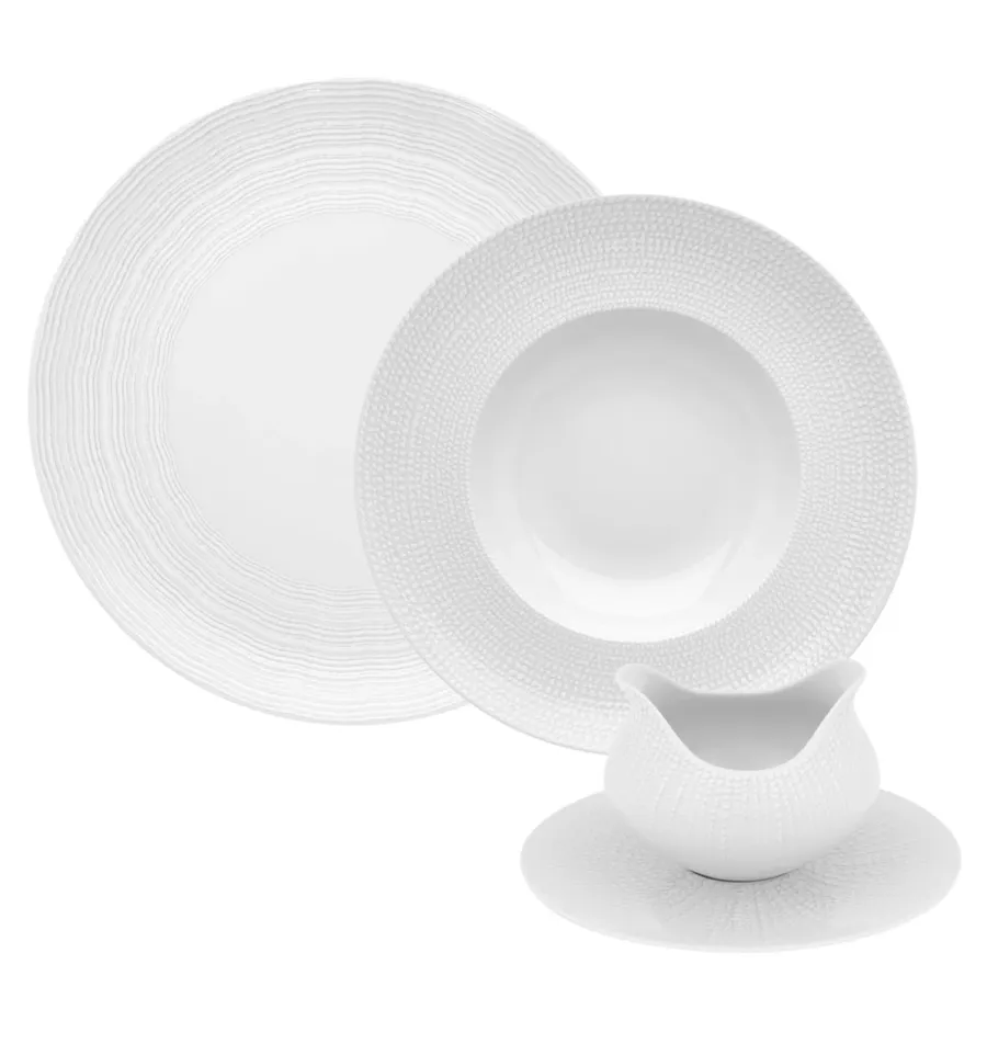 obrazek 1 Duży komplet zastawy obiadowej z porcelany z kolekcji Mar - Vista Alegre