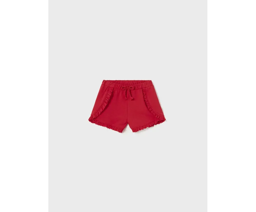 obrazek 1 Mayoral Szorty materiałowe 603 Czerwony Regular Fit