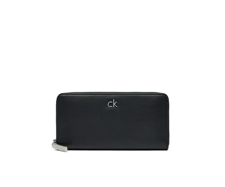 obrazek 1 Calvin Klein Duży Portfel Damski Ck Daily Large Zip Around_Pbl K60K612850 Czarny